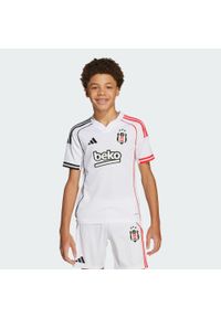 Adidas - Koszulka Beşiktaş JK 25/26 Home Kids. Kolor: biały. Sport: piłka nożna