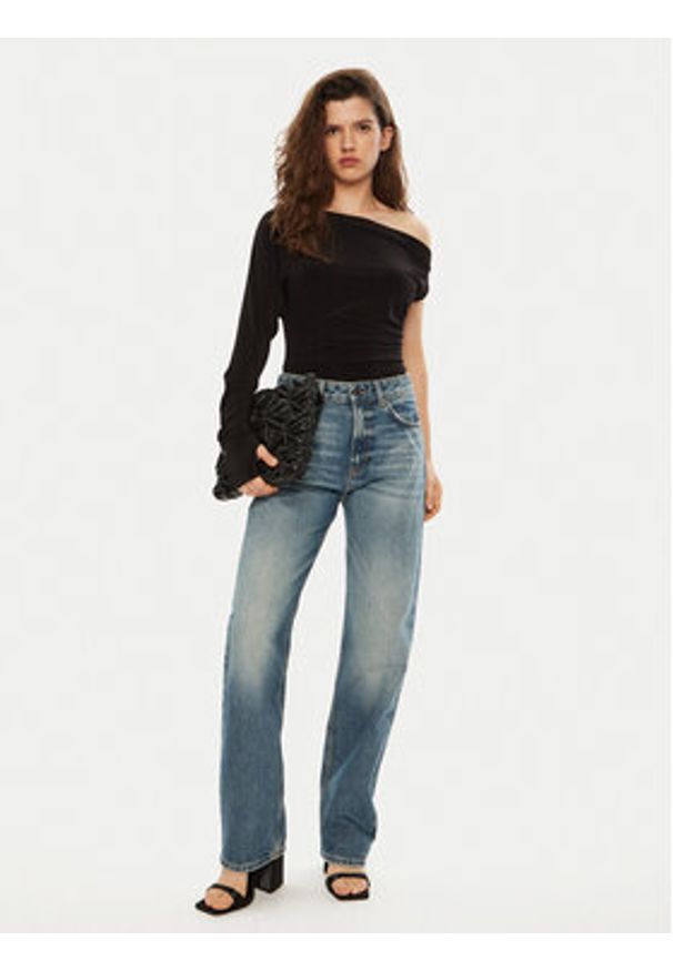 Hugo - HUGO Jeansy Gilissi 50530319 Niebieski Straight Fit. Kolor: niebieski