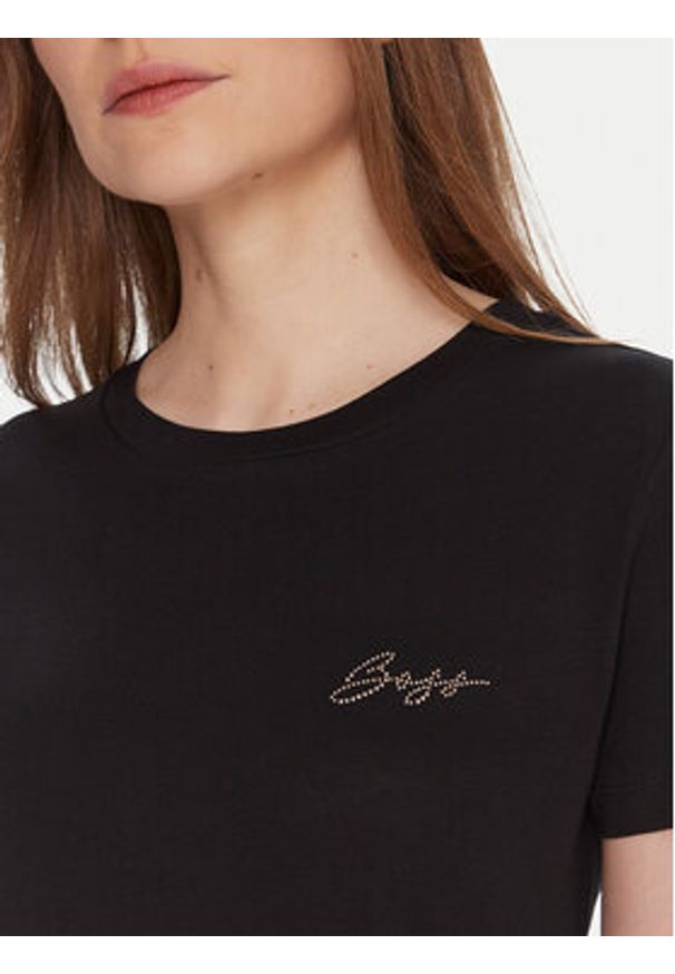 BOSS T-Shirt C_Esogo_4 50549184 Czarny Regular Fit. Kolor: czarny. Materiał: bawełna