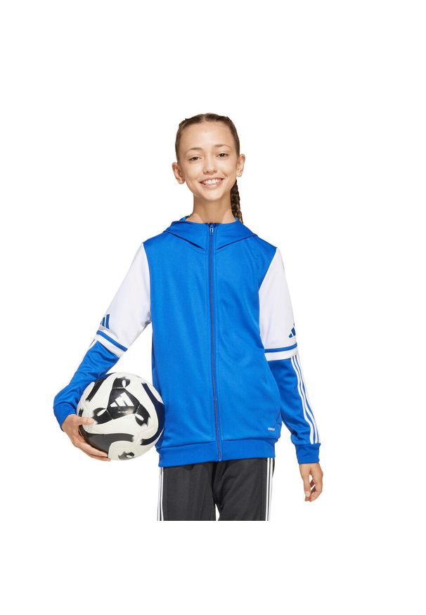 Adidas - Bluza dla dzieci adidas Squadra 25 Hoody. Kolor: wielokolorowy, niebieski, biały. Sport: fitness
