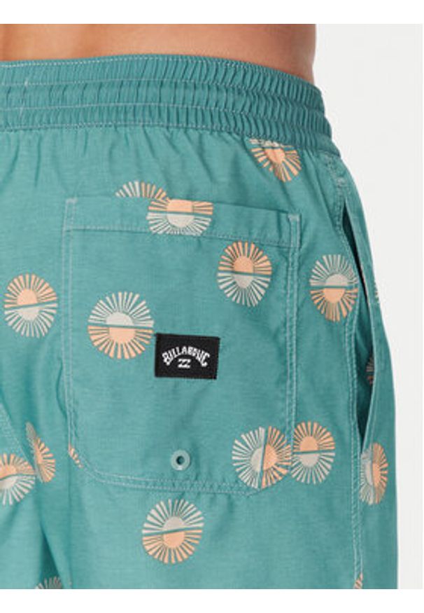 Billabong Szorty kąpielowe Vacay Lb EBYJV00144 Zielony Regular Fit. Kolor: zielony. Materiał: syntetyk