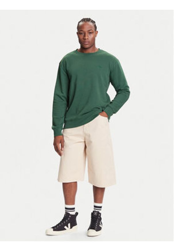 Quiksilver Bluza Salt Water Crew EQYFT05158 Zielony Regular Fit. Kolor: zielony. Materiał: bawełna
