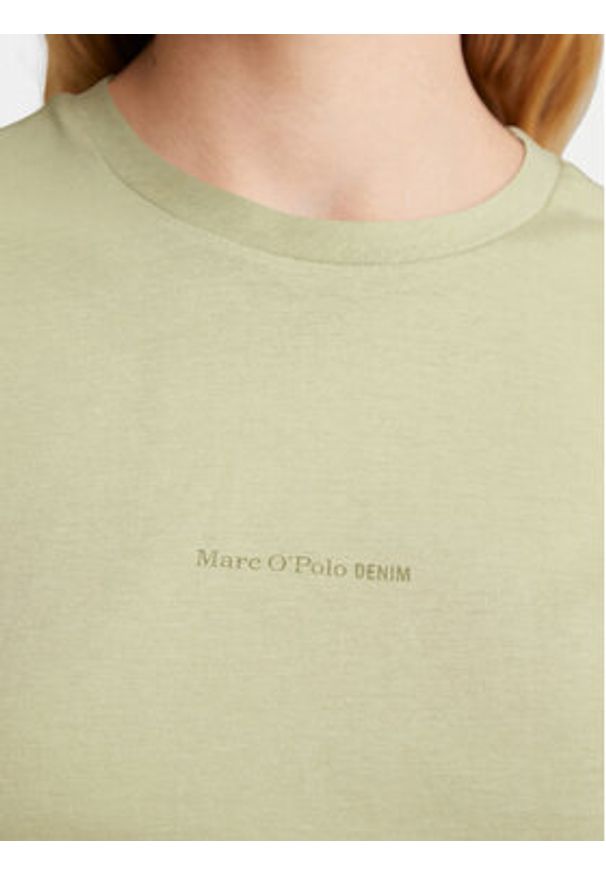 Marc O'Polo Denim T-Shirt 500 0006 452 Zielony Regular Fit. Typ kołnierza: polo. Kolor: zielony. Materiał: bawełna