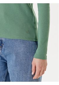 United Colors of Benetton - United Colors Of Benetton Bluzka 3GA2E4245 Zielony Regular Fit. Kolor: zielony. Materiał: bawełna #4
