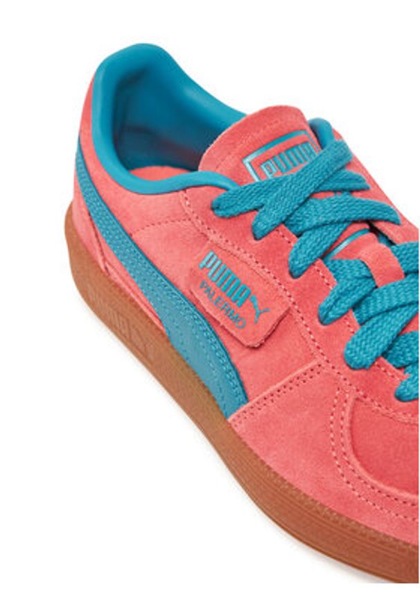 Puma Sneakersy Palermo Team 396463 46 Pomarańczowy. Kolor: pomarańczowy. Materiał: skóra, zamsz