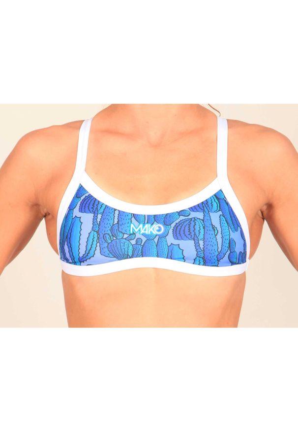 MAKO - Damski top do kostiumu kąpielowego Mako Sunkissed. Kolor: niebieski