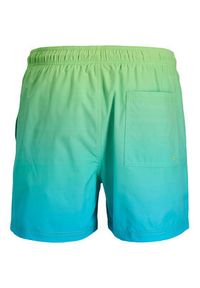 Jack & Jones Szorty kąpielowe Maui Horizon 12291438 Zielony Regular Fit. Kolor: zielony. Materiał: syntetyk #4