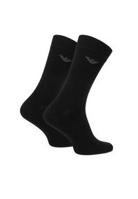 Emporio Armani Underwear Skarpety długie EM000554 AF14446 MC061 Czarny. Kolor: czarny. Materiał: bawełna #4
