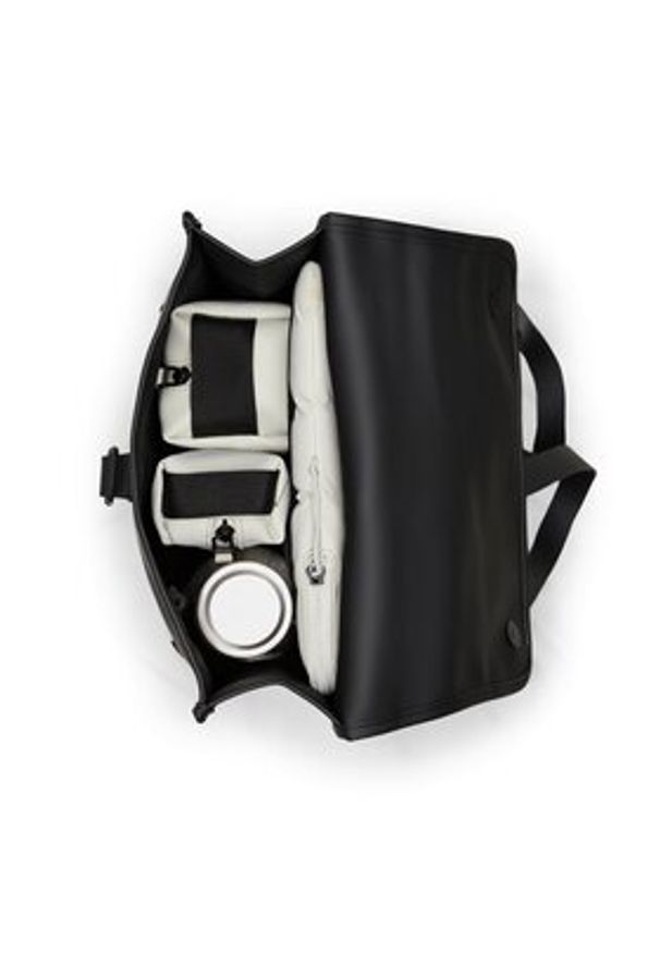 Rains Plecak Backpack Mini W3 13020 Czarny. Kolor: czarny. Materiał: materiał