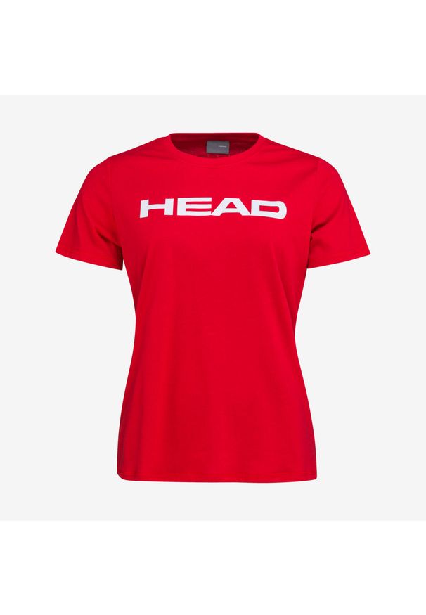 Head - T-shirt damski Club Lucy. Kolor: czerwony. Materiał: jersey, materiał, poliester, bawełna