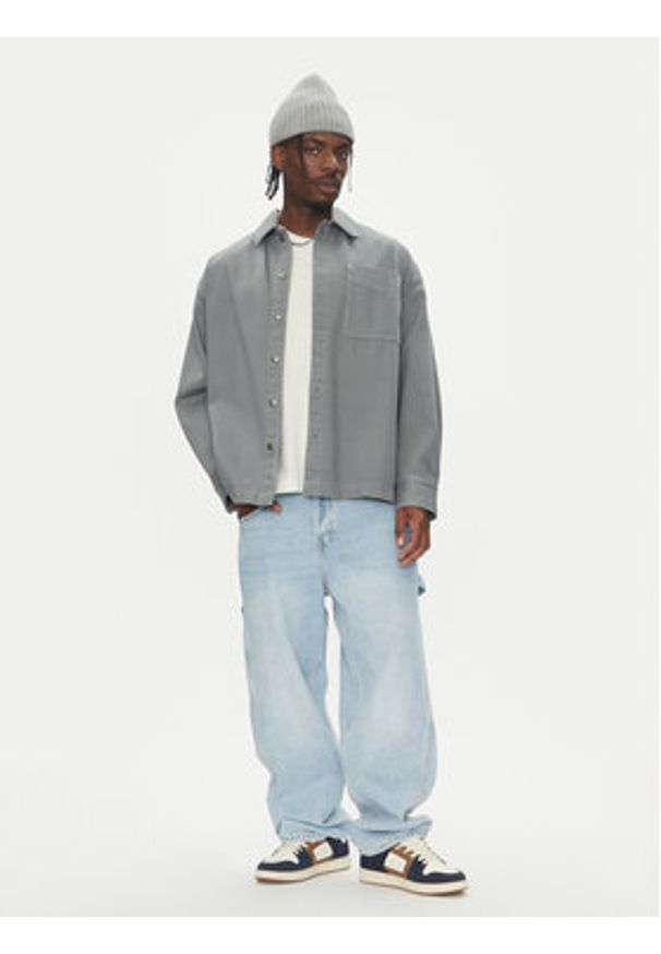 DC Jeansy Worker Baggy Carpenter Ril ADYDP03087 Błękitny Regular Fit. Kolor: niebieski