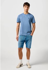 Wrangler - MESKA KOSZULKA WRANGLER SIGN OFF TEE DUSTY BLUE 112362680 #4