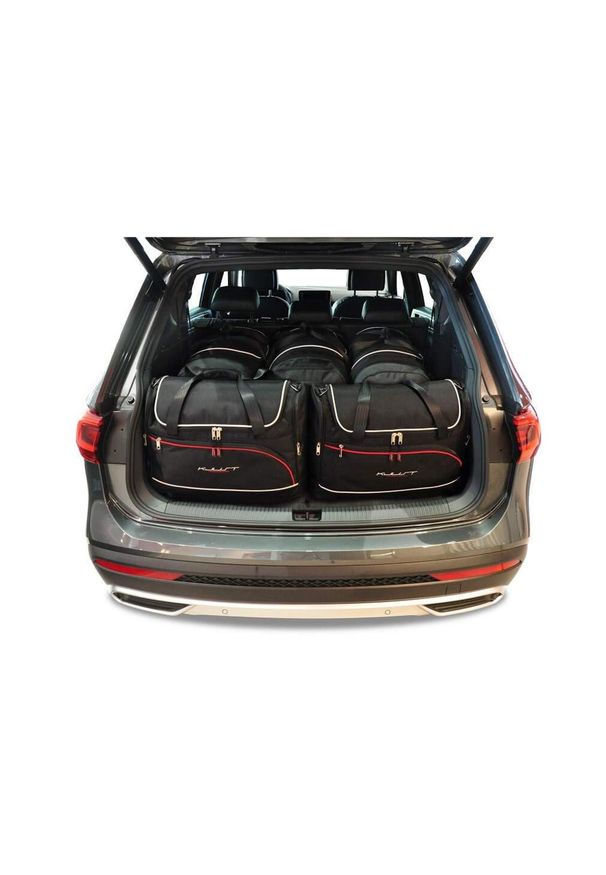 KJUST - Torby Do Bagażnika Seat Tarraco 2018-2024 5Szt Kjust. Kolor: czarny. Styl: sportowy