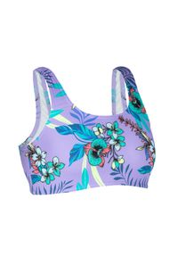 OLAIAN - Góra kostiumu kąpielowego dla dzieci Olaian 500 Lana Orchid. Kolor: fioletowy. Materiał: materiał, poliester, elastan