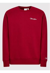 Champion Bluza Blend Script Logo Back 216484 Bordowy Regular Fit. Kolor: czerwony. Materiał: bawełna