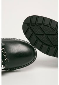 Kurt Geiger London - Workery skórzane Bax. Nosek buta: okrągły. Kolor: czarny. Materiał: skóra #2