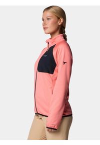 columbia - Sweter damski Columbia Triple Canyon Grid FZ. Kolor: różowy