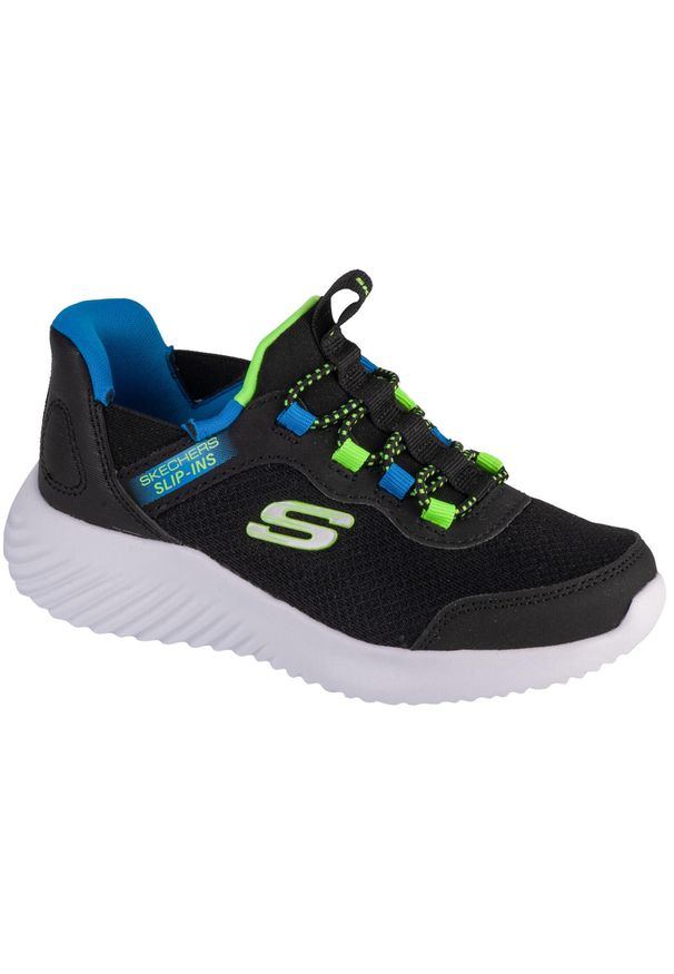 skechers - Adidasy Skechers Bounder - Brisk-burs, Dzieci. Kolor: czarny. Materiał: materiał