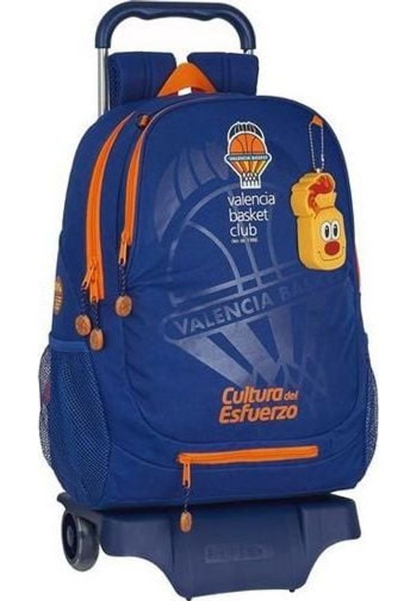 Valencia Basket Torba szkolna z kółkami 905 Valencia Basket Niebieski Pomarańczowy. Kolor: pomarańczowy, niebieski, wielokolorowy