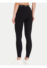 Guess Legginsy V5BB06 K1942 Czarny Slim Fit. Kolor: czarny. Materiał: syntetyk #5