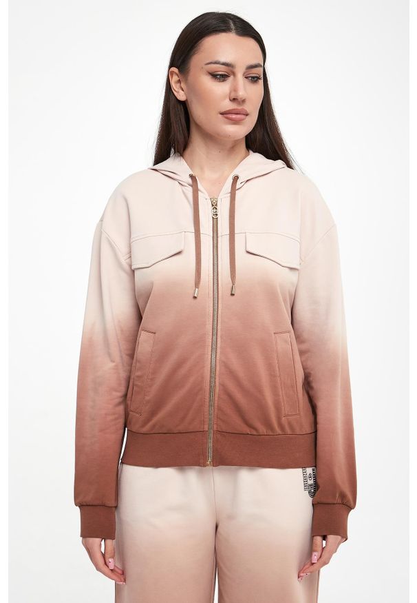 Liu Jo - Bluza damska rozpinana z kapturem LIU JO. Typ kołnierza: kaptur