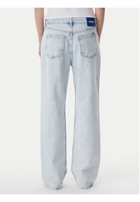 Hugo - HUGO Jeansy Elyah 50520605 Błękitny Regular Fit. Kolor: niebieski