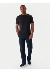 TOMMY HILFIGER - Tommy Hilfiger T-Shirt UM0UM03362 Czarny Regular Fit. Kolor: czarny. Materiał: bawełna #3