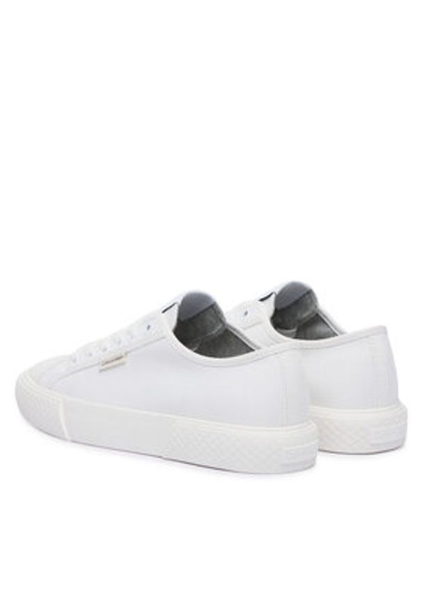 Calvin Klein Trampki Vulc HW0HW02975 Biały. Kolor: biały. Materiał: materiał