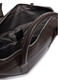 Calvin Klein Torba na laptopa Raised Commuter LV04D3157G Brązowy. Kolor: brązowy. Materiał: skóra #5