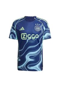 Adidas - Koszulka Ajax Amsterdam 25/26 Away. Kolor: niebieski. Sport: piłka nożna #2