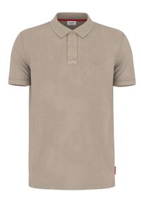 JOOP! Jeans Polo 15 JJJ-02Ambrosian 30045619 Beżowy Modern Fit. Typ kołnierza: polo. Kolor: beżowy. Materiał: bawełna