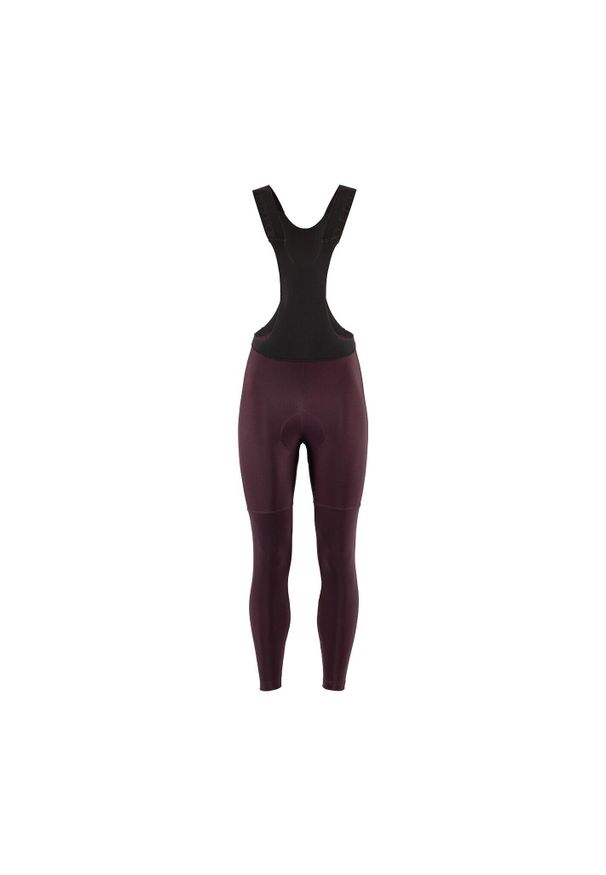 ETXEONDO - Damskie spodenki na szelkach i w pasie Etxeondo Koma Thermo. Kolor: czerwony. Sezon: zima, jesień. Sport: kolarstwo