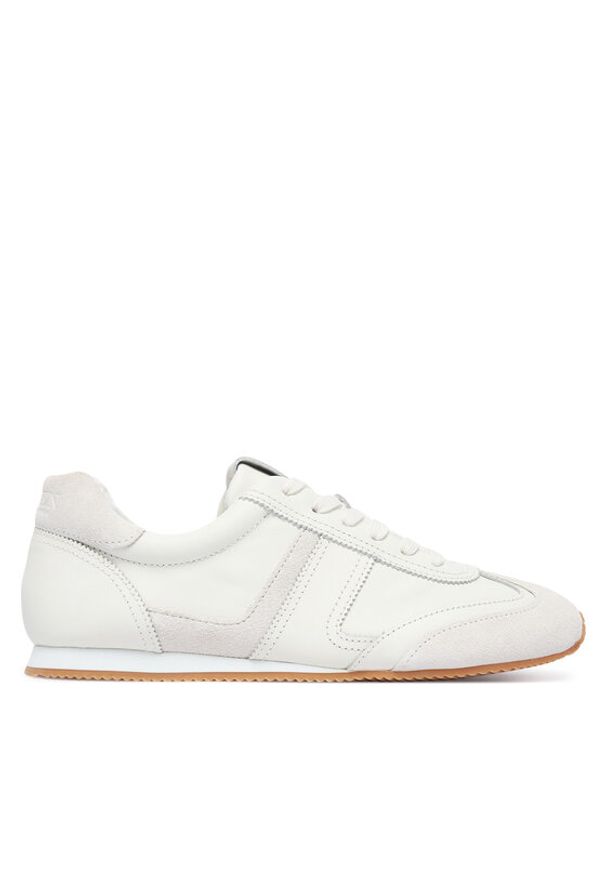 Lauren Ralph Lauren - LAUREN RALPH LAUREN Sneakersy Dani Lw 802P17694001 Biały. Kolor: biały. Materiał: skóra