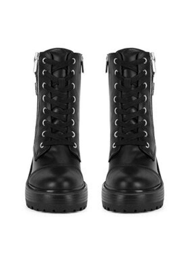 Nine West Botki WFA3363-1 Czarny. Kolor: czarny. Materiał: materiał