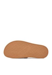 Nine West Klapki EO-TL758-1 Brązowy jasny. Kolor: brązowy. Materiał: skóra #4