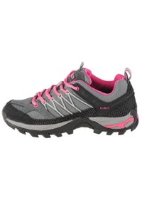 CAMPAGNOLO - Buty trekkingowe damskie, Rigel Low Wmn. Kolor: czarny, szary, wielokolorowy. Materiał: materiał, guma, syntetyk