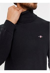 GANT - Gant Golf Classic Cotton Rollerneck 8030563 Czarny Regular Fit. Typ kołnierza: golf. Kolor: czarny. Materiał: bawełna #3