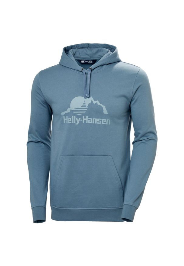 Bluza Helly Hansen Nord Graphic. Typ kołnierza: kaptur. Kolor: niebieski. Sport: wspinaczka