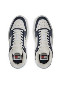 Tommy Jeans Sneakersy Tjw Skate Sneaker Mat Mix EN0EN02501 Granatowy. Kolor: niebieski. Materiał: skóra. Sport: skateboard #6