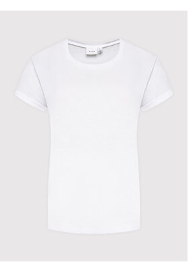 Vila T-Shirt Dreamers 14025668 Biały Regular Fit. Kolor: biały. Materiał: syntetyk, bawełna