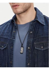 Philipp Plein - PHILIPP PLEIN Naszyjnik $Kull Bones PJWEA09NU Srebrny. Materiał: metalowe. Kolor: srebrny