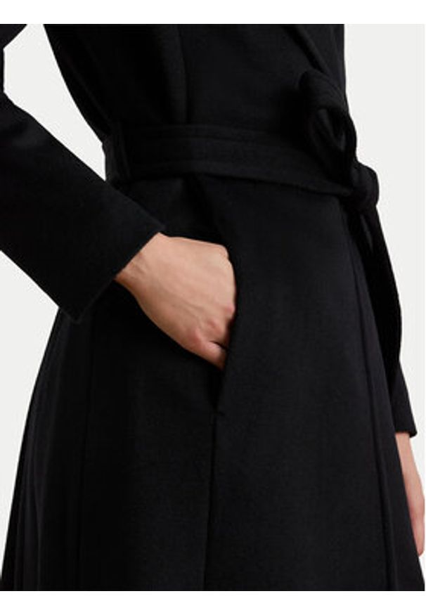 Lauren Ralph Lauren - LAUREN RALPH LAUREN Płaszcz wełniany 297962169001 Czarny Regular Fit. Kolor: czarny. Materiał: syntetyk