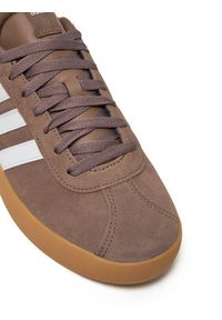 Adidas - adidas Sneakersy VL Court 3.0 JP7536 Brązowy. Kolor: brązowy. Materiał: zamsz, skóra