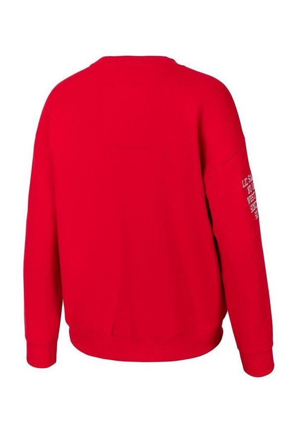 PITBULL - Bluza damska Pitbull oversize Tyrian. Kolor: czerwony