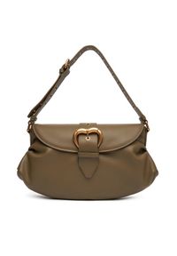 Pinko - PINKO Torebka Jolene Shoulder Classic PE 25 PLTT 102801 A270 Zielony. Kolor: zielony. Materiał: skórzane