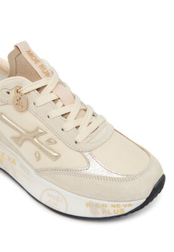 Premiata Sneakersy Moerund Var 8080 Beżowy jasny. Kolor: beżowy. Materiał: skóra