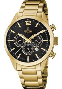 Zegarek Festina Zegarek męski Festina F20633-3 złoty. Kolor: złoty #1