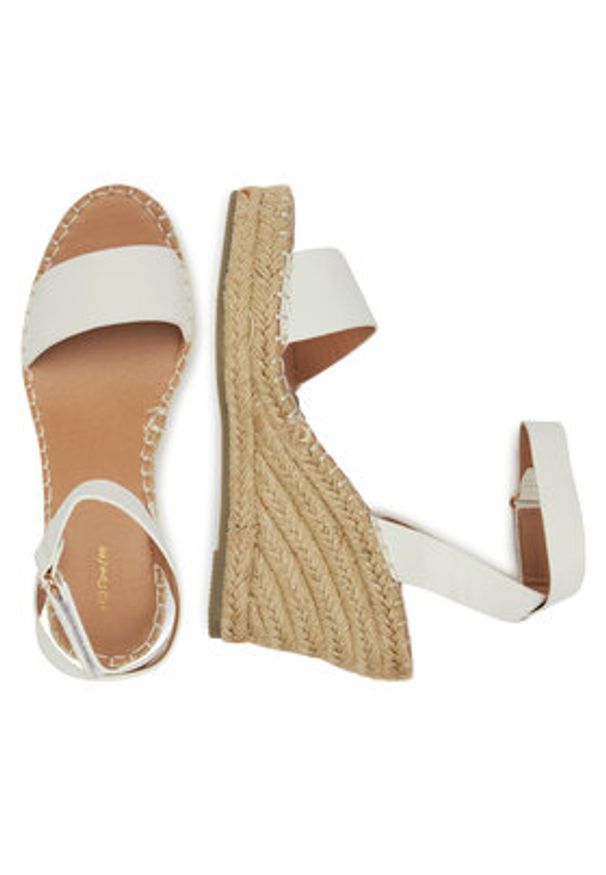 DeeZee Espadryle JSZ2022-06 Biały. Kolor: biały. Materiał: materiał, syntetyk