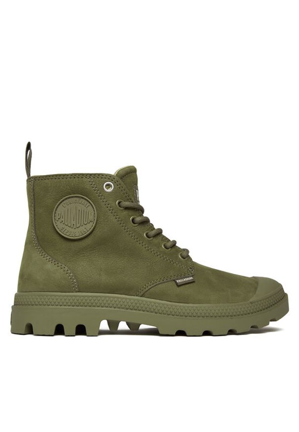 Palladium Trapery Pampa Hi Nbk 79495-308-M Zielony. Kolor: zielony. Materiał: nubuk, skóra