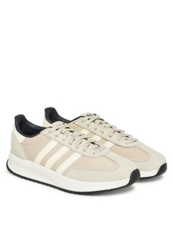 Adidas - adidas Sneakersy Run 70s 2.0 JR8659 Beżowy. Kolor: beżowy. Materiał: skóra. Sport: bieganie